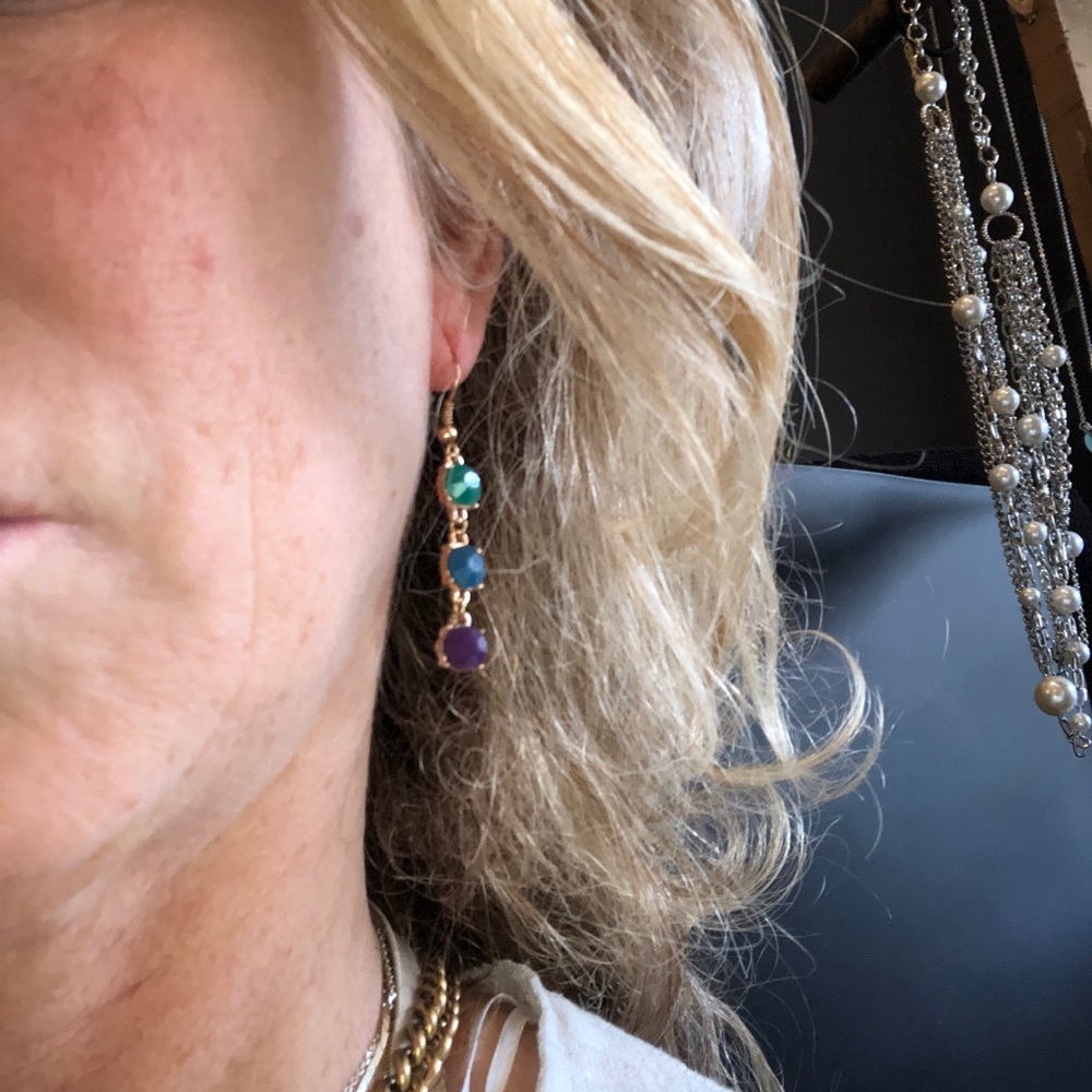 Triple drop earring - Picture 4 of 4